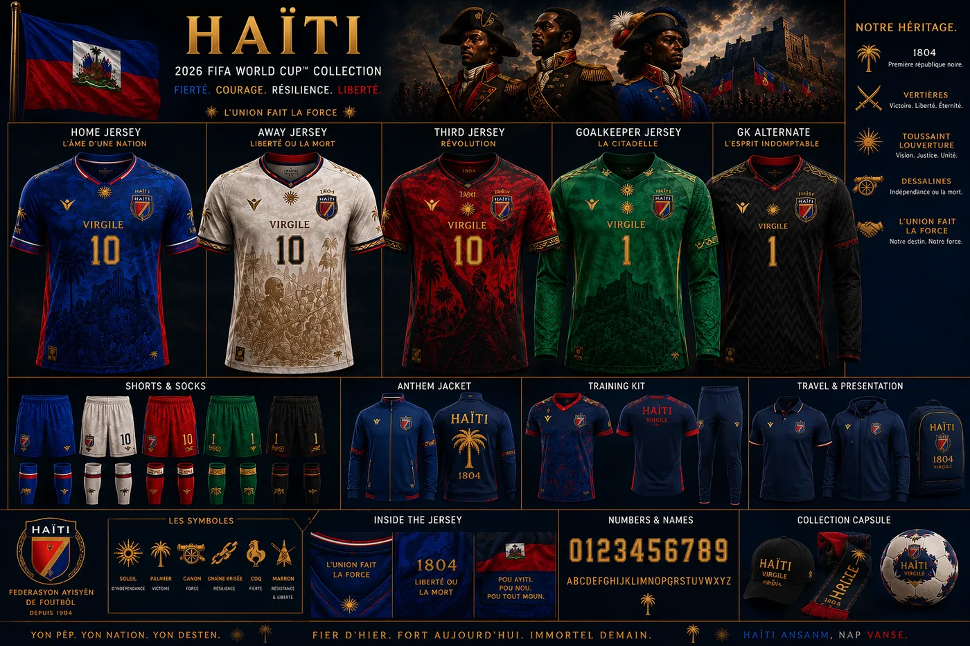 The 2026 kit collection with a personalized name and number on each jersey