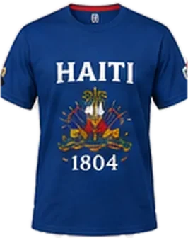 Blue Haiti 1804 Tee