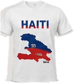 Haiti Map Tee